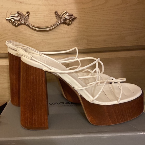 Gia Borghini x RHW Rosie 28 Leather Knotted Strappy Chunky Platform Sandals 40 - Picture 14 of 17